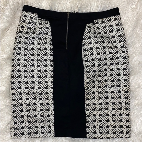 Worthington Pencil Skirt, Black & White, 14 - Picture 2 of 5